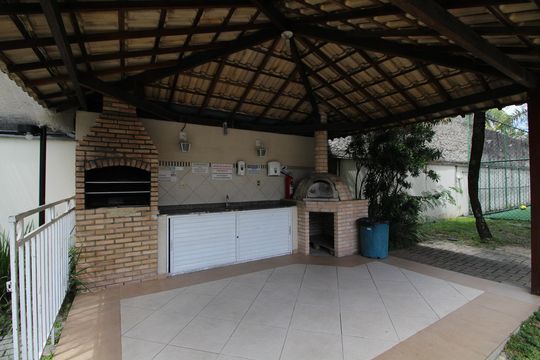 Área Comum - Churrasqueira de casa de condomínio à venda com 2 quartos, 70m² em Taquara, Rio de Janeiro