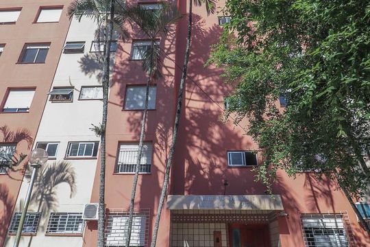 Fachada de apartamento à venda com 2 quartos, 56m² em Jardim Sabará, Porto Alegre