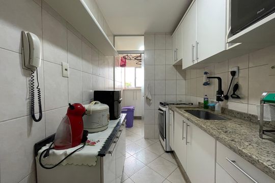 Cozinha de apartamento à venda com 3 quartos, 68m² em Jardim Jaqueline, São Paulo