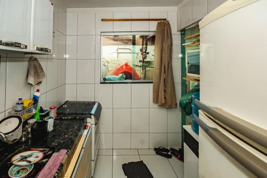 Cozinha de casa à venda com 2 quartos, 75m² em Céu Azul, Belo Horizonte
