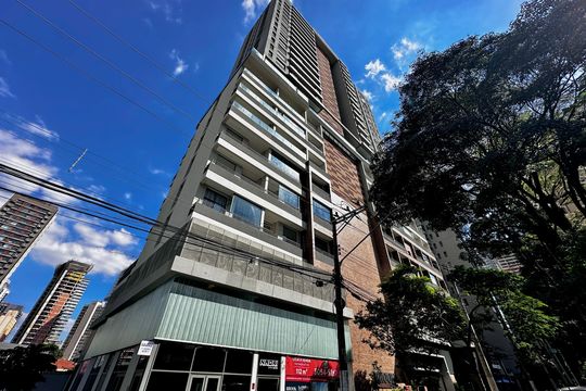 Fachada de kitnet/studio à venda com 1 quarto, 32m² em Itaim Bibi, São Paulo
