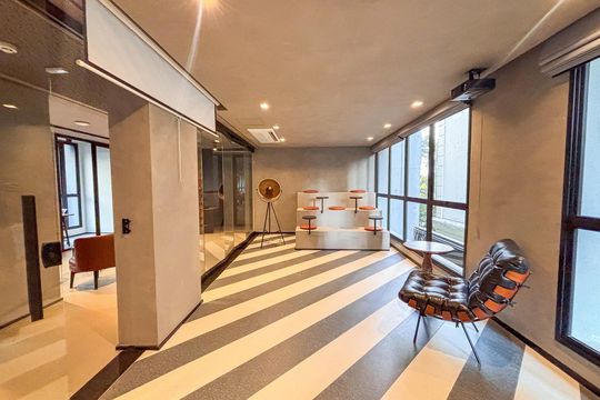 Área comum de kitnet/studio à venda com 1 quarto, 25m² em Cerqueira César, São Paulo