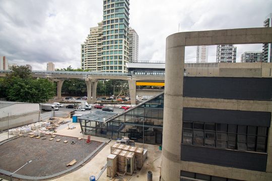 Terraço - Vista de kitnet/studio para alugar com 1 quarto, 24m² em Vila Cordeiro, São Paulo