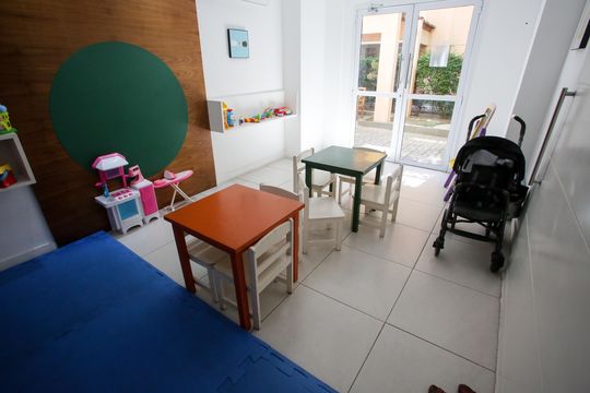 Área comum de apartamento à venda com 3 quartos, 109m² em Taquara, Rio de Janeiro