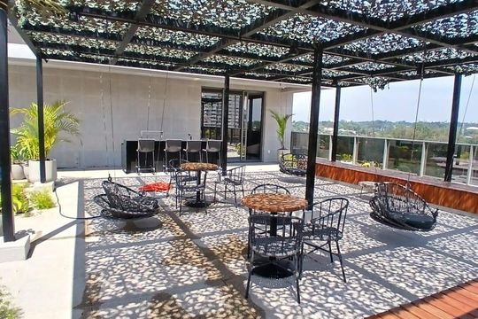 Área comum de kitnet/studio para alugar com 1 quarto, 25m² em Santo Amaro, São Paulo