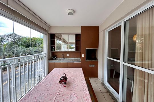 Varanda da Sala de apartamento à venda com 3 quartos, 128m² em Vila Leonor, Guarulhos