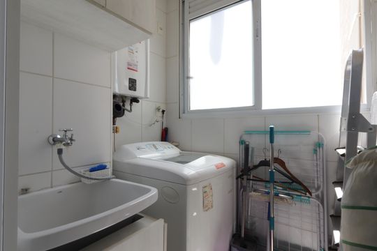 Área de Serviço de apartamento à venda com 2 quartos, 64m² em Jardim Monte Kemel, São Paulo