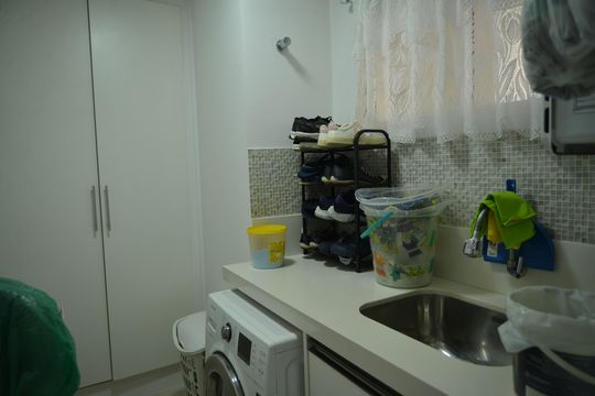 Área de Serviço de apartamento à venda com 2 quartos, 72m² em Jardim, Santo André