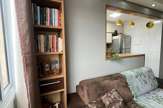 Sala de apartamento à venda com 2 quartos, 47m² em Jardim Umarizal, São Paulo