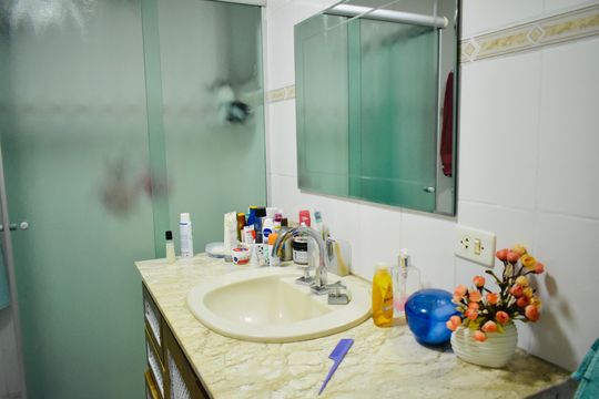 Banheiro Social de apartamento à venda com 3 quartos, 149m² em Vila Monte Alegre, São Paulo