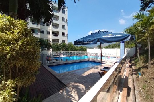 Piscina de apartamento à venda com 2 quartos, 80m² em Taquara, Rio de Janeiro