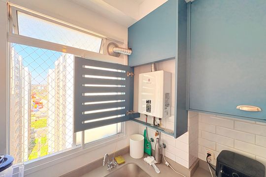 Área de Serviço de apartamento para alugar com 2 quartos, 47m² em Ponte Sao Joao, Jundiaí