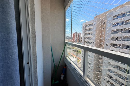 Varanda  de apartamento para alugar com 2 quartos, 47m² em Ponte Sao Joao, Jundiaí