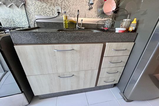 Cozinha de apartamento para alugar com 2 quartos, 47m² em Jardim Presidente Dutra, Guarulhos