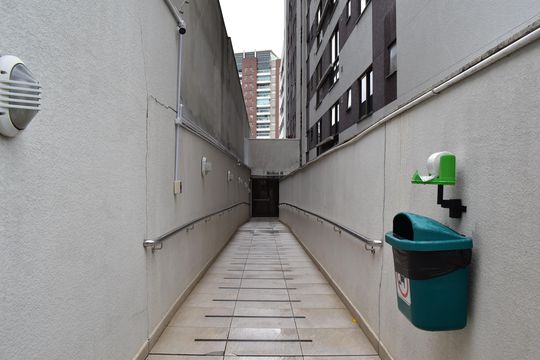 Área comum de apartamento para alugar com 1 quarto, 28m² em Bacacheri, Curitiba