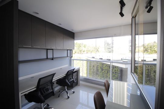 Varanda Gourmet de apartamento à venda com 1 quarto, 55m² em Petrópolis, Porto Alegre