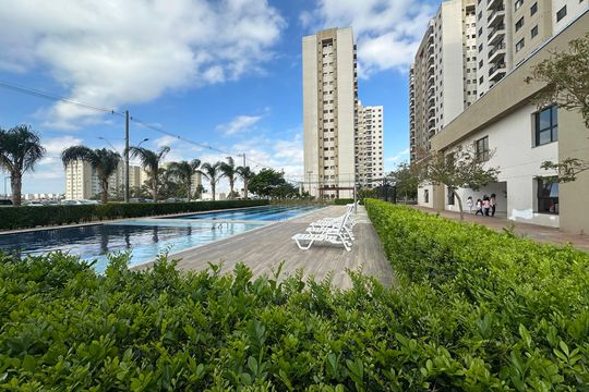 Área comum - Piscina de apartamento para alugar com 2 quartos, 59m² em Jardim Belval, Barueri