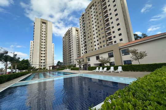 Área comum - Piscina de apartamento para alugar com 2 quartos, 59m² em Jardim Belval, Barueri