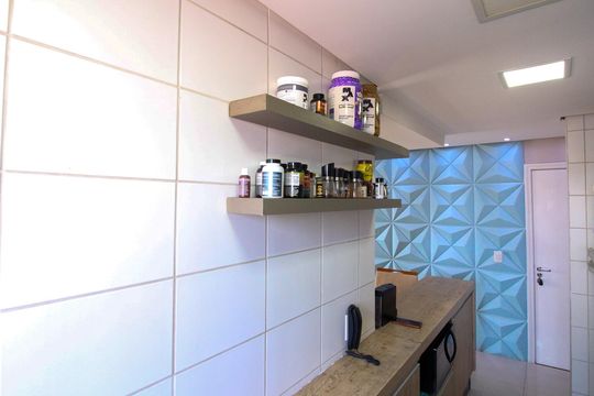 Cozinha de apartamento à venda com 2 quartos, 55m² em Vila Ema, São Paulo