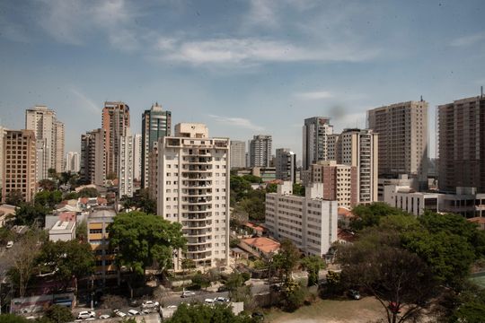 Vista da Varanda de casa de condomínio para alugar com 1 quarto, 45m² em Vila Clementino, São Paulo