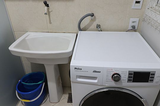 Área de Serviço de apartamento à venda com 3 quartos, 83m² em Boa vista, Porto Alegre