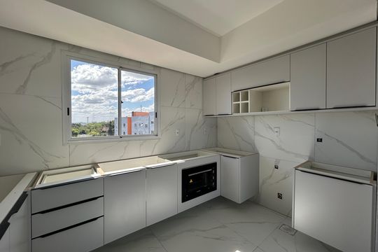 Cozinha de apartamento para alugar com 2 quartos, 60m² em Rondônia, Novo Hamburgo