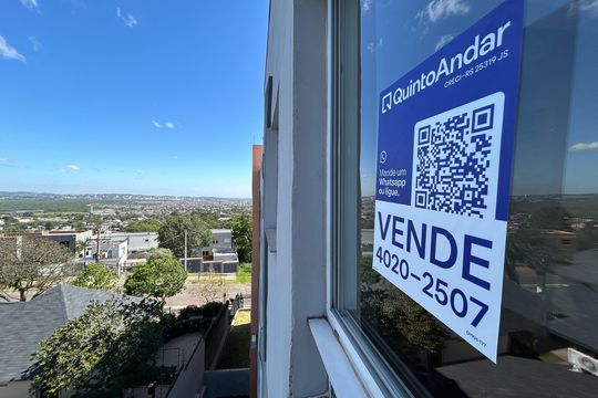 Placa de apartamento para alugar com 2 quartos, 60m² em Rondônia, Novo Hamburgo