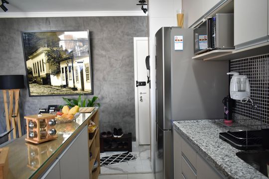 Cozinha de apartamento à venda com 2 quartos, 70m² em Vila da Saúde, São Paulo