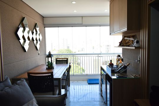 Sacada de apartamento à venda com 2 quartos, 70m² em Vila da Saúde, São Paulo