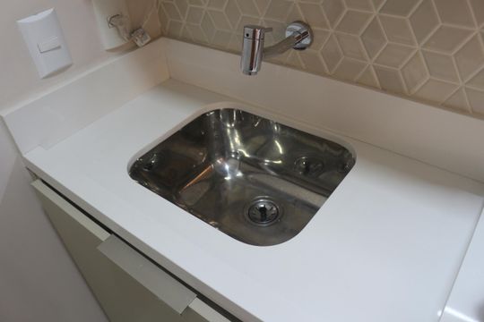 Área de Serviço de apartamento à venda com 2 quartos, 80m² em Osvaldo Cruz, São Caetano do Sul