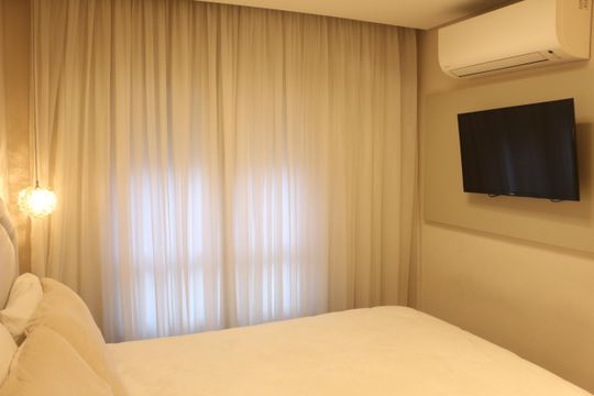 Suíte 1 de apartamento à venda com 2 quartos, 80m² em Osvaldo Cruz, São Caetano do Sul