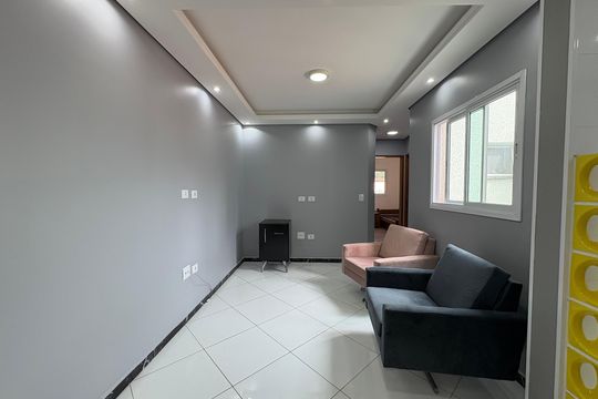 Sala de apartamento à venda com 2 quartos, 92m² em Jardim Bela Vista, Santo André