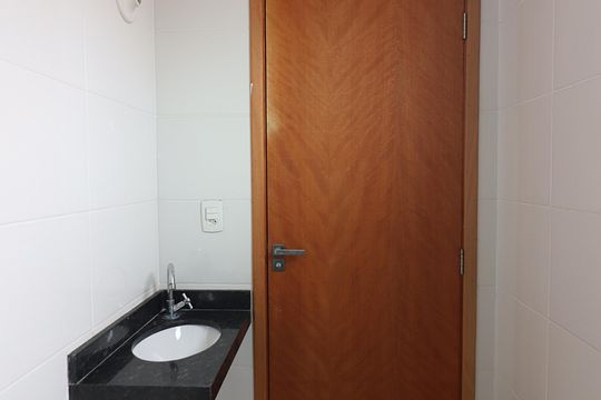 Banheiro da Suíte de apartamento à venda com 3 quartos, 160m² em Vila Alvinopolis, São Bernardo do Campo