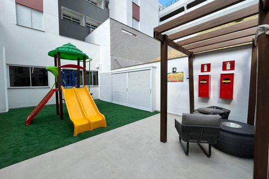 Área comum de apartamento para alugar com 2 quartos, 57m² em Buritis, Belo Horizonte