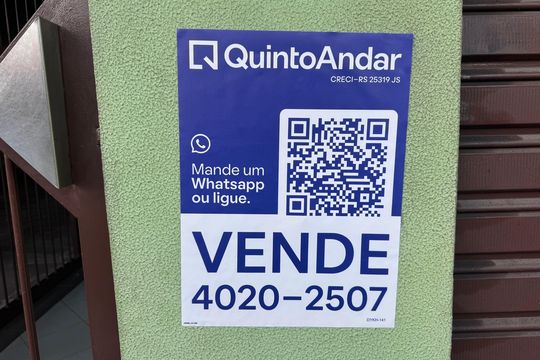 Placa de apartamento à venda com 2 quartos, 60m² em Centro, São Leopoldo