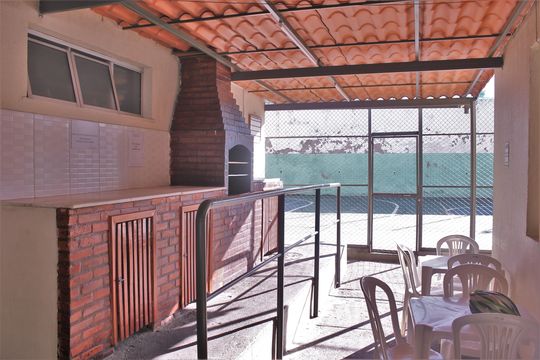 Área comum - Churrasqueira de apartamento para alugar com 2 quartos, 70m² em Brasilândia, São Gonçalo