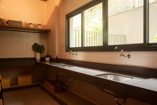 Área comum - Lavanderia de kitnet/studio à venda com 1 quarto, 28m² em Mirandópolis, São Paulo