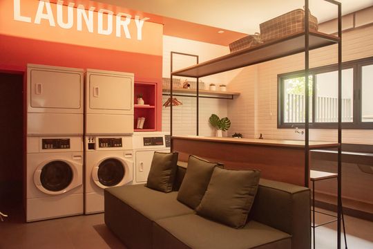 Área comum - Lavanderia de kitnet/studio à venda com 1 quarto, 28m² em Mirandópolis, São Paulo
