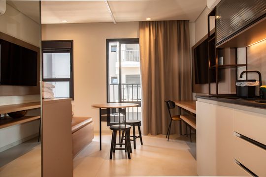 Studio de kitnet/studio à venda com 1 quarto, 28m² em Mirandópolis, São Paulo
