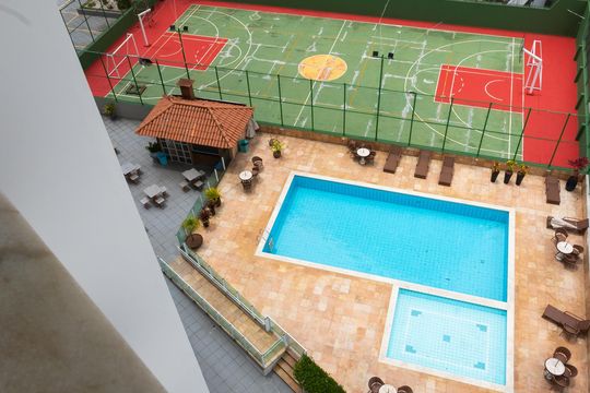 Vista da Sala de apartamento para alugar com 2 quartos, 62m² em Narandiba, Salvador