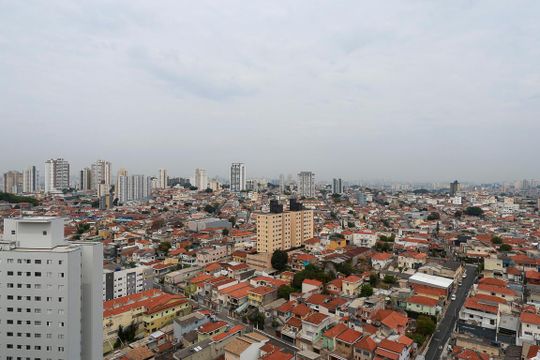 Vista da varanda gourmet de apartamento à venda com 3 quartos, 145m² em Chora Menino, São Paulo