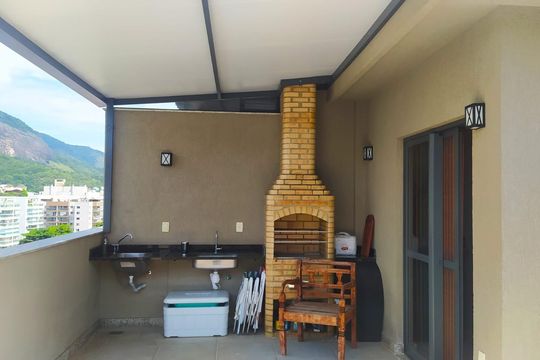Churrasqueira de apartamento à venda com 3 quartos, 137m² em Freguesia (Jacarepaguá), Rio de Janeiro