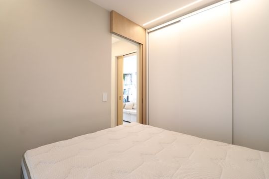 Suíte de apartamento à venda com 2 quartos, 53m² em Barra Funda, São Paulo