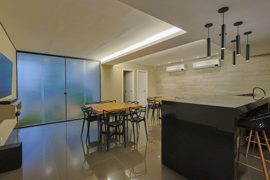 Área comum - Salão de festas de apartamento à venda com 3 quartos, 168m² em Santo Antônio, Belo Horizonte