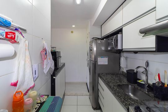 Cozinha de apartamento à venda com 3 quartos, 60m² em Jardim Guairaca, São Paulo