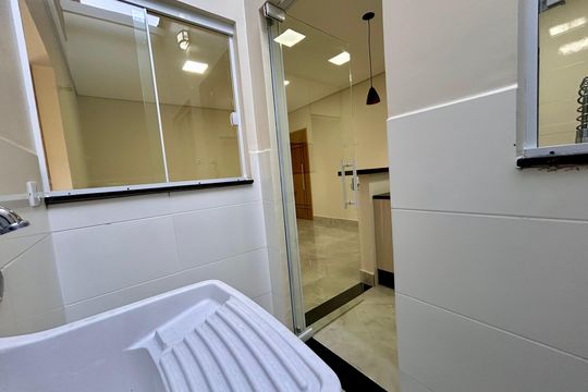 Área de Serviço de casa para alugar com 2 quartos, 60m² em Cidade Jardim Cumbica, Guarulhos