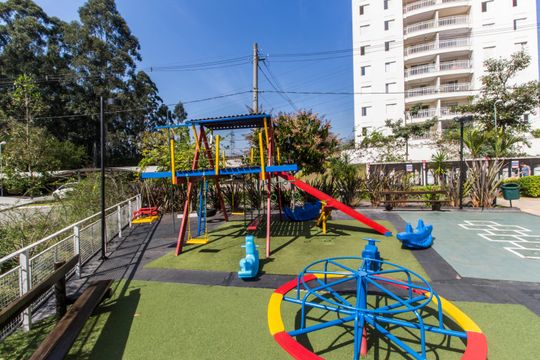 Área comum - Playground de apartamento à venda com 2 quartos, 110m² em Tamboré, Santana de Parnaíba