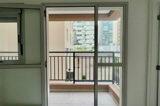 Varanda de apartamento à venda com 1 quarto, 40m² em Pinheiros, São Paulo