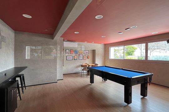 Área comum de apartamento à venda com 1 quarto, 40m² em Pinheiros, São Paulo