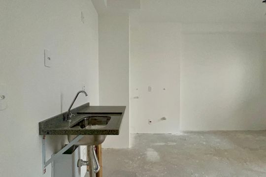 Cozinha de apartamento à venda com 1 quarto, 40m² em Pinheiros, São Paulo